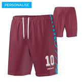 STRIDE SHORTS 9 - MAROON